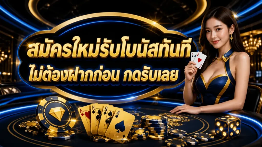 สมัครใหม่รับโบนัสทันที