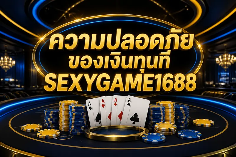 ความปลอดภัยของเงินทุนที่ SEXYGAME1688