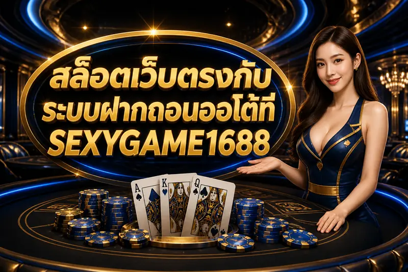 สล็อตเว็บตรงกับระบบฝากถอนออโต้ที่ SEXYGAME1688